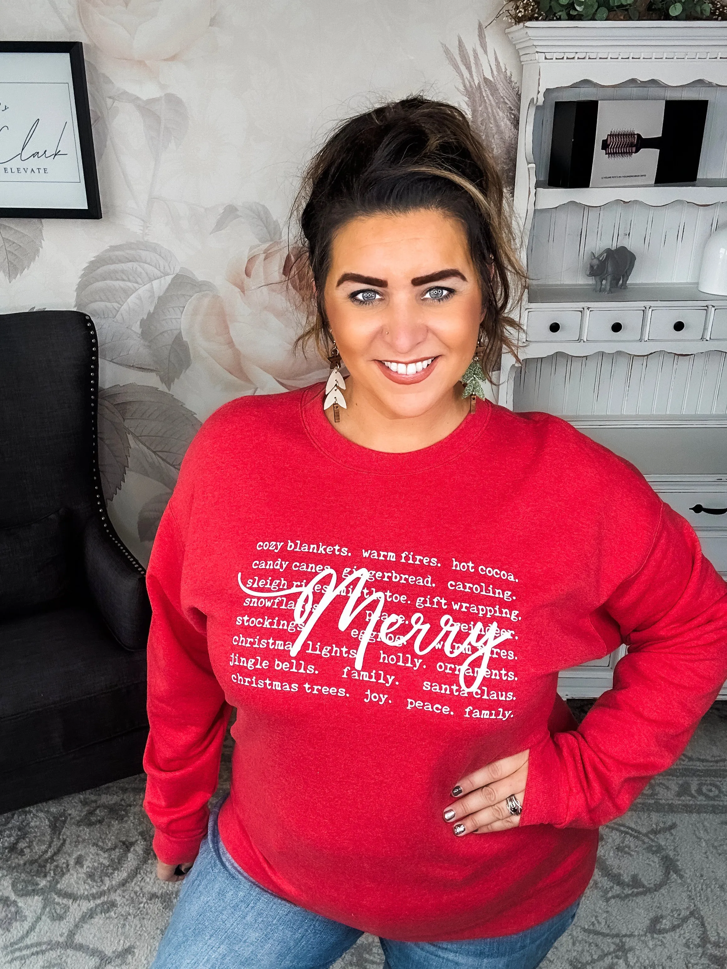 All Things MERRY Pullover Sweatshirt