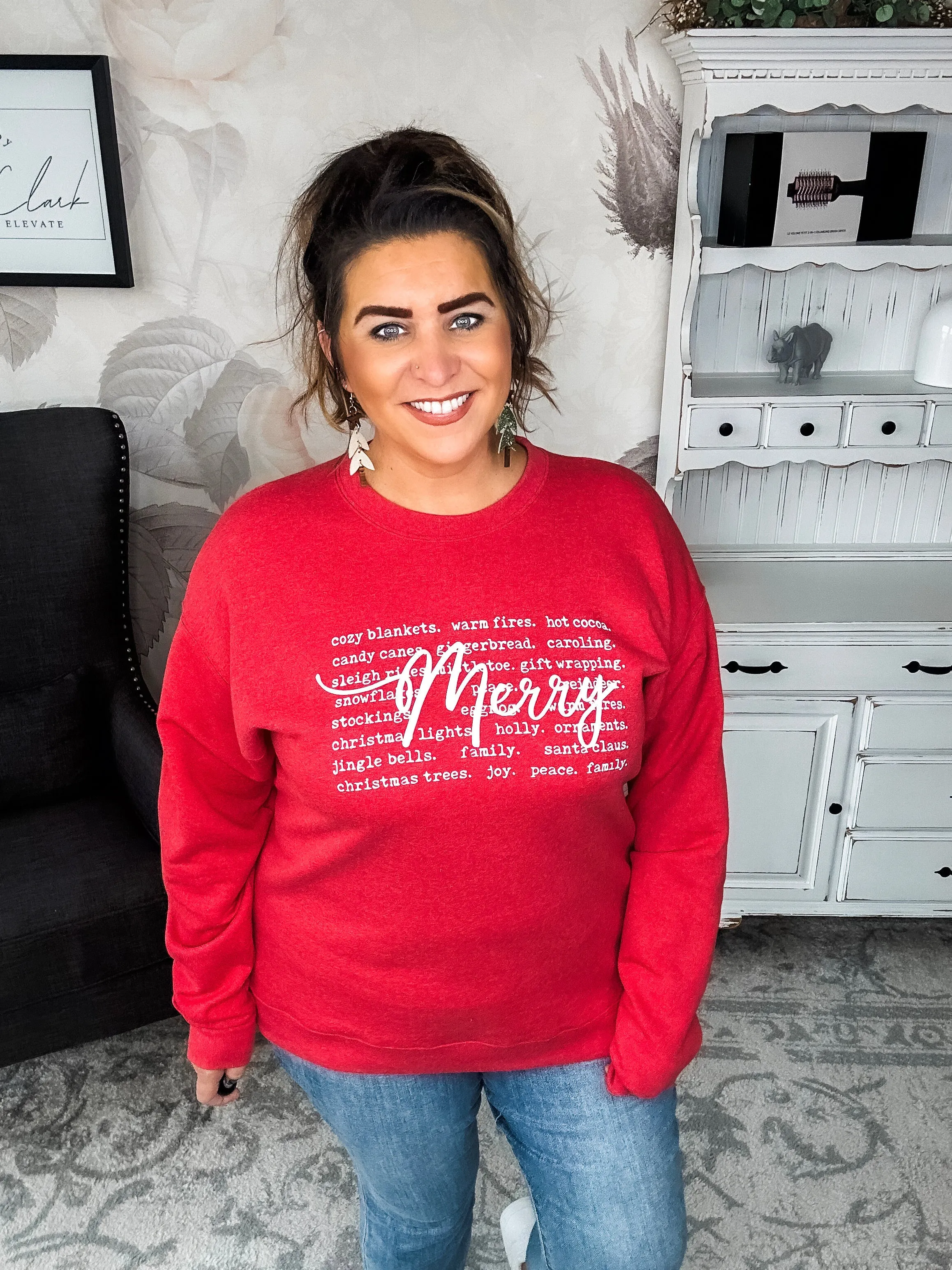 All Things MERRY Pullover Sweatshirt