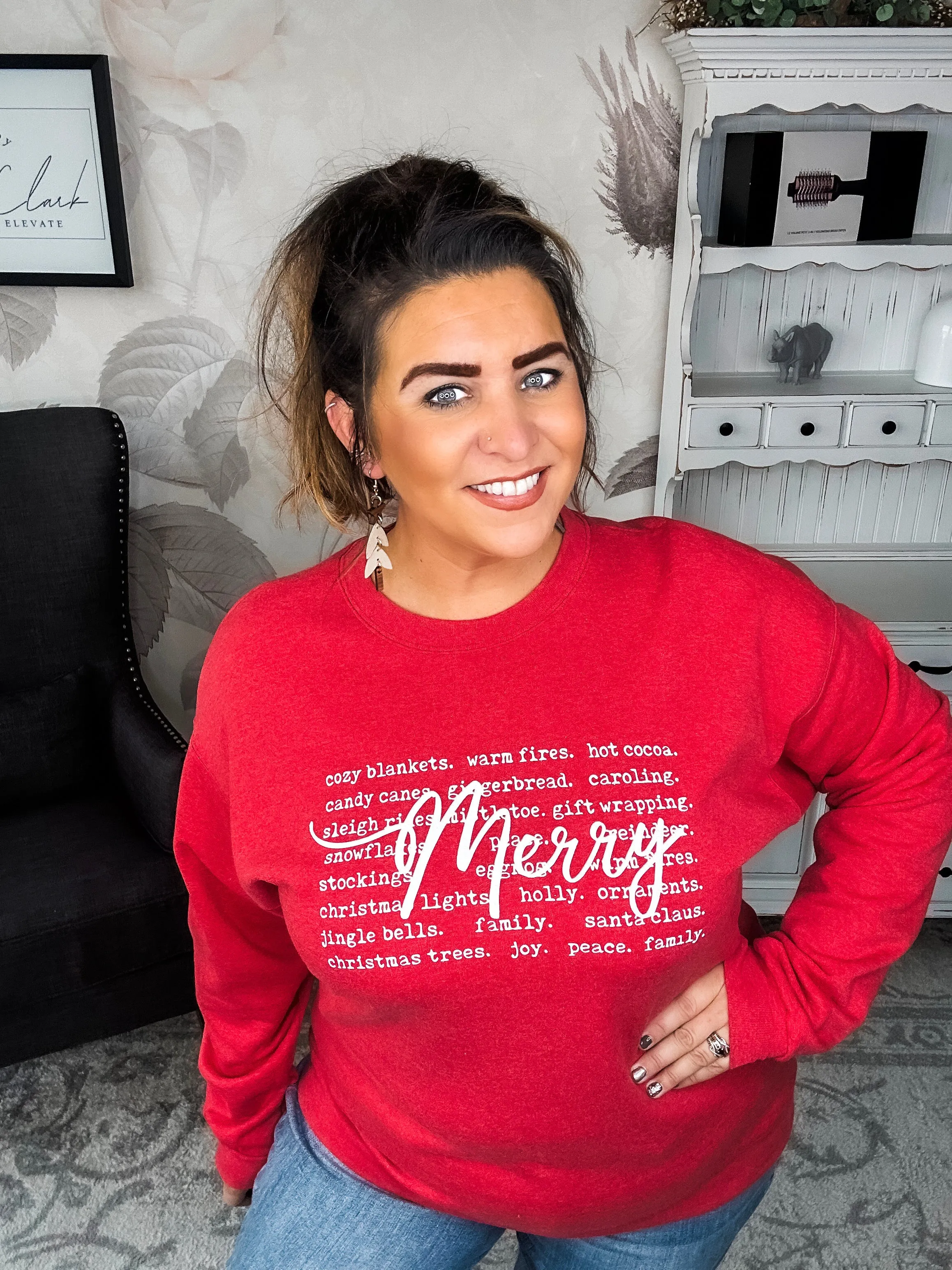 All Things MERRY Pullover Sweatshirt