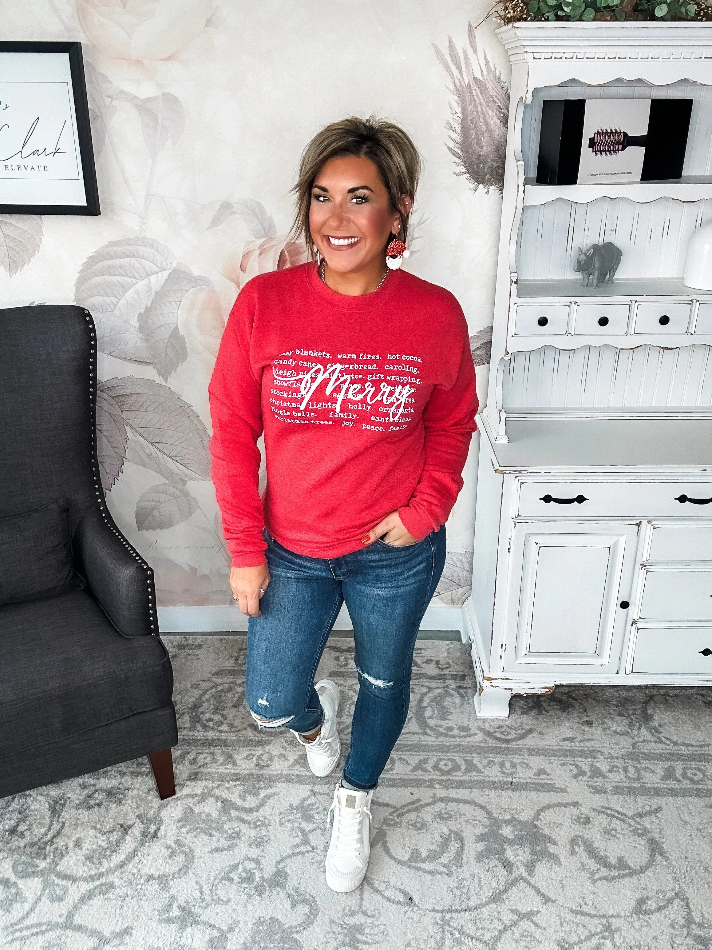 All Things MERRY Pullover Sweatshirt