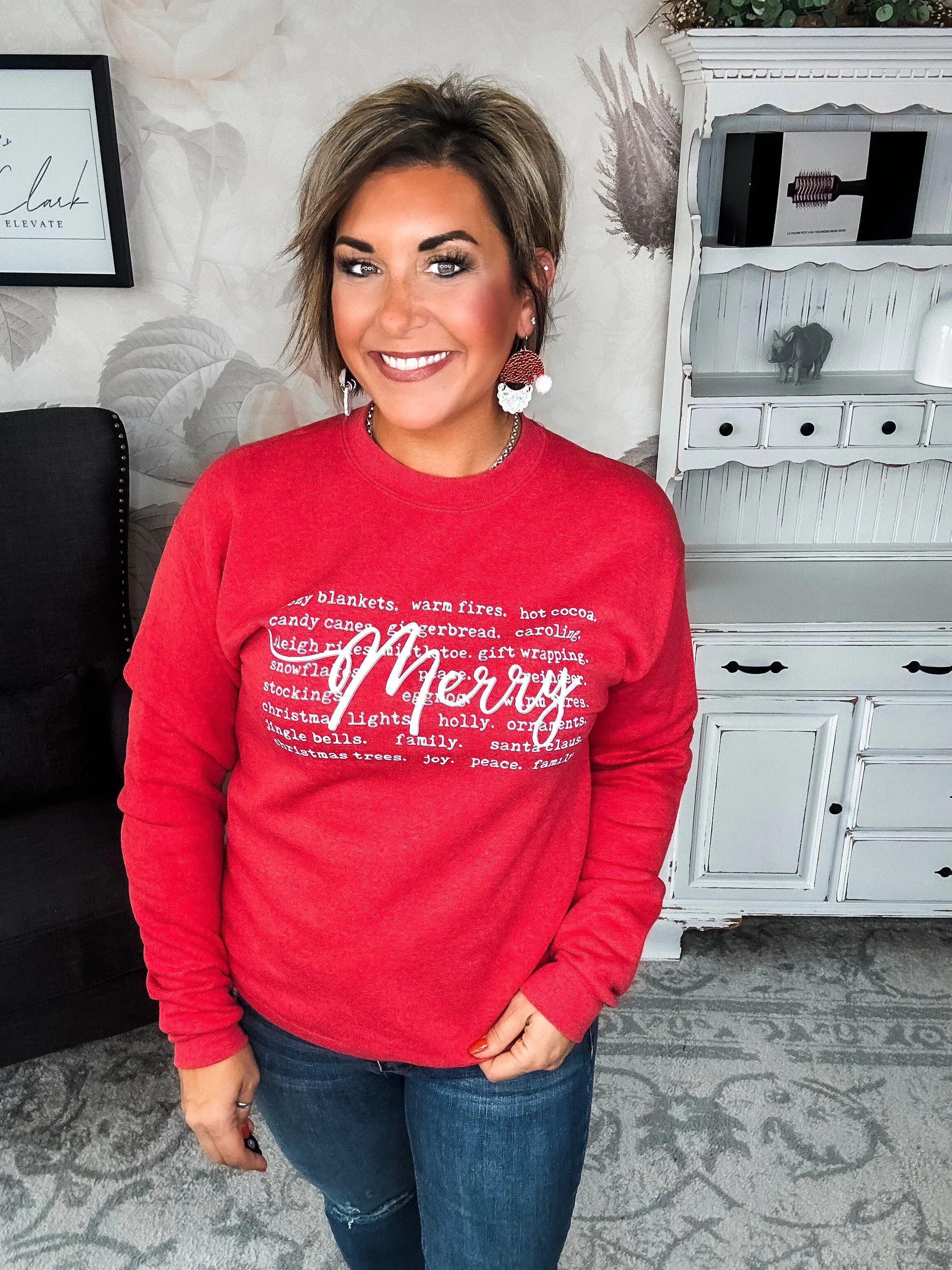 All Things MERRY Pullover Sweatshirt