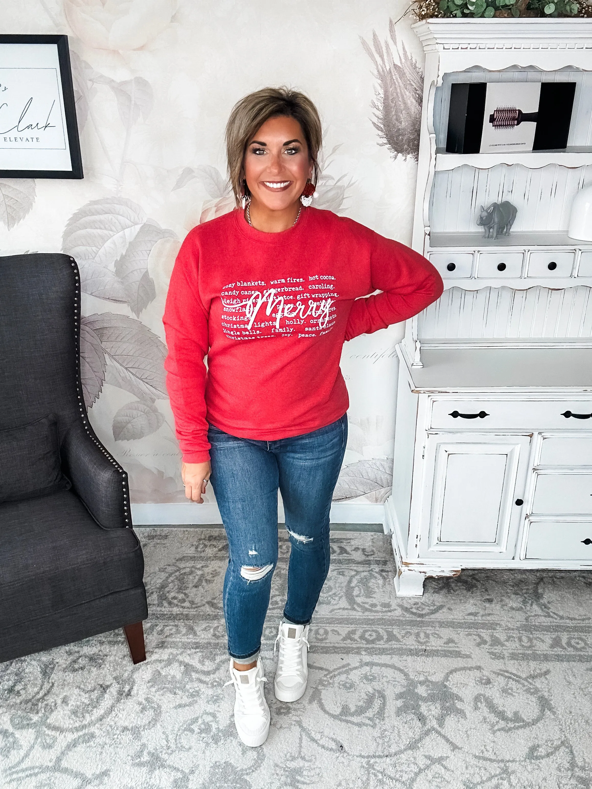 All Things MERRY Pullover Sweatshirt