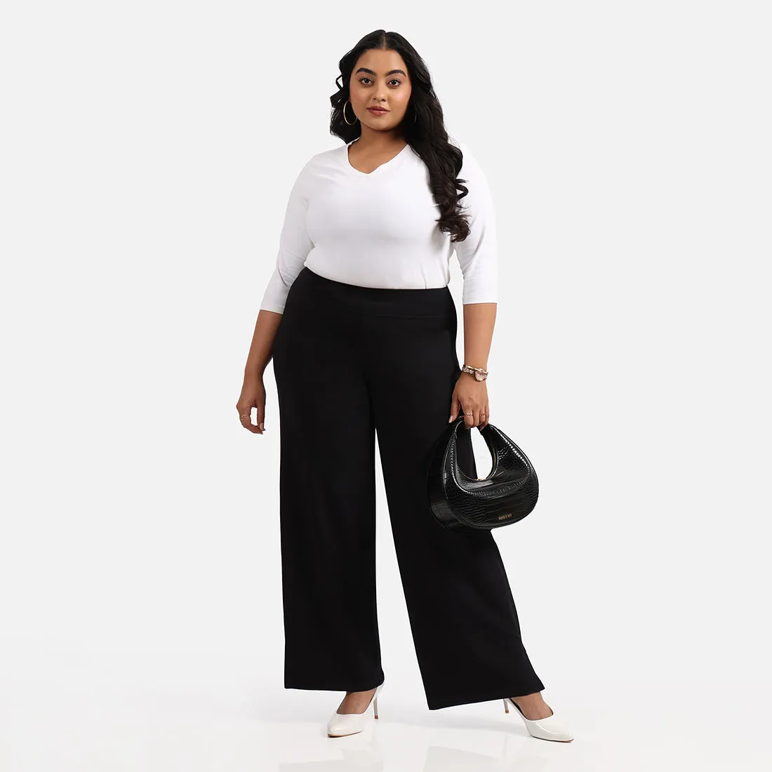 AM:PM Cotton Wide Legged Pants - Lite Tall