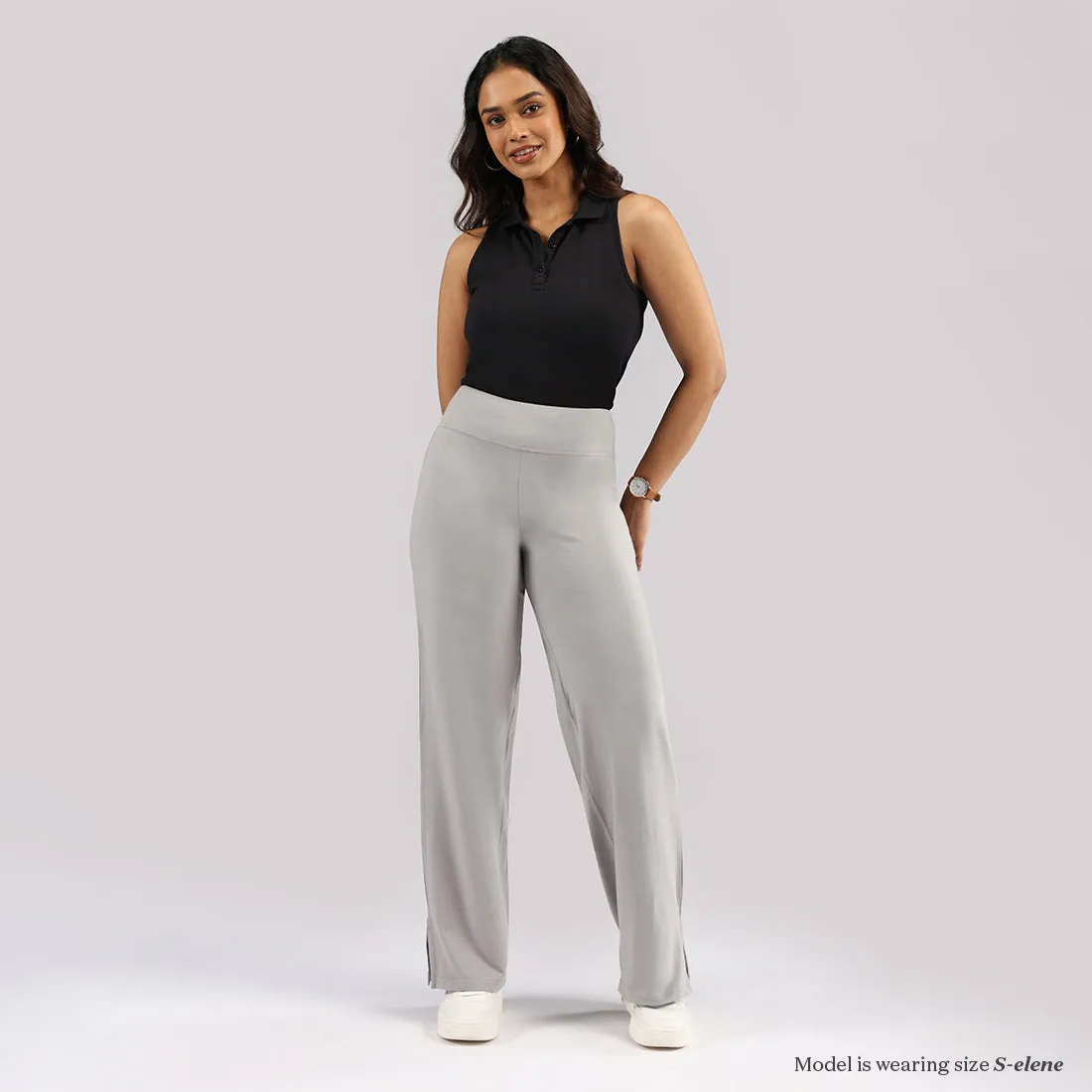 AM:PM Cotton Wide Legged Pants - Lite Tall