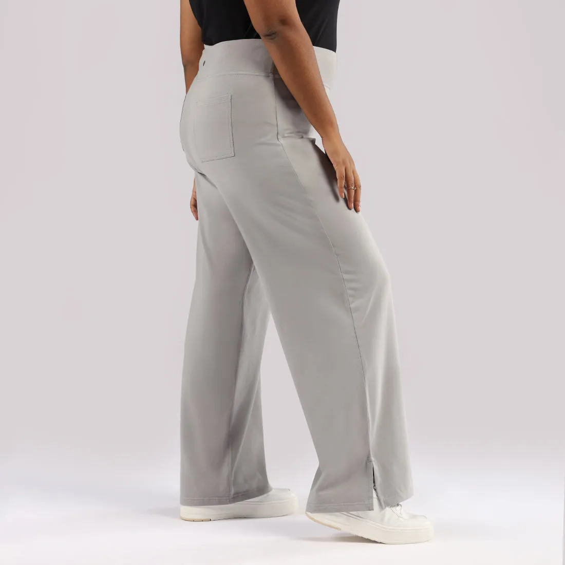 AM:PM Cotton Wide Legged Pants - Lite Tall