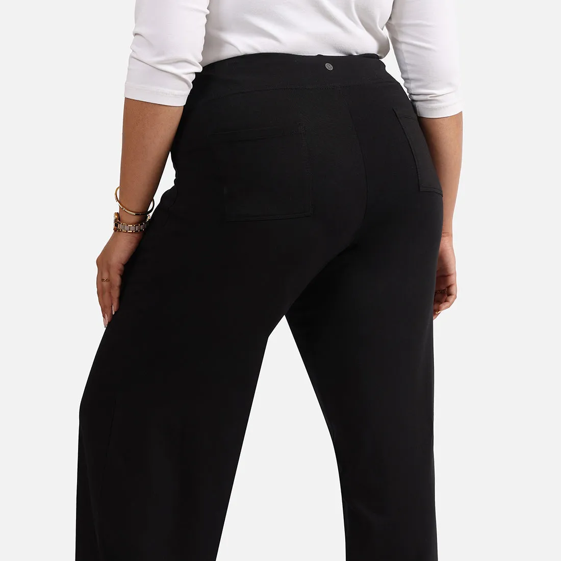 AM:PM Cotton Wide Legged Pants - Lite Tall