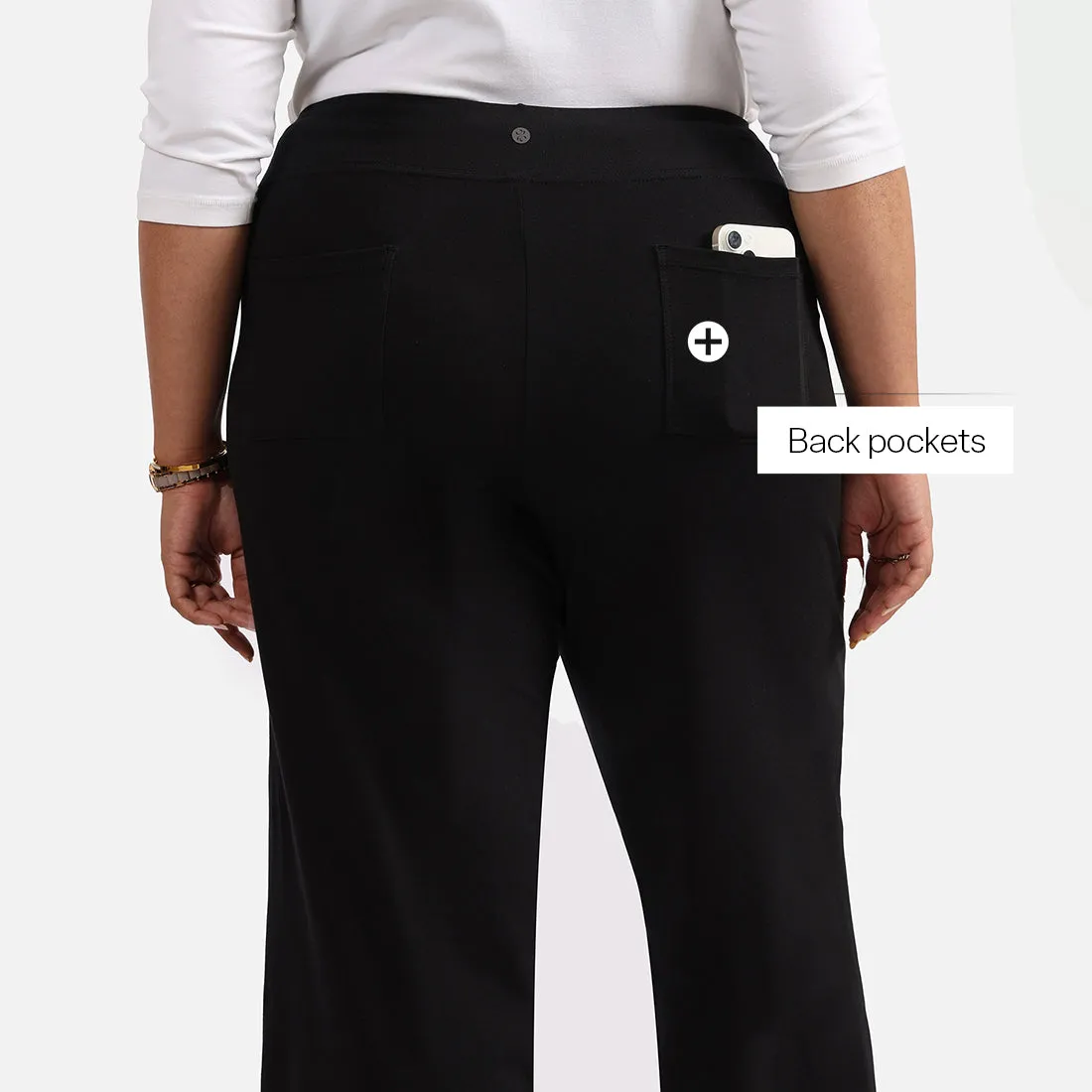 AM:PM Cotton Wide Legged Pants - Lite Tall