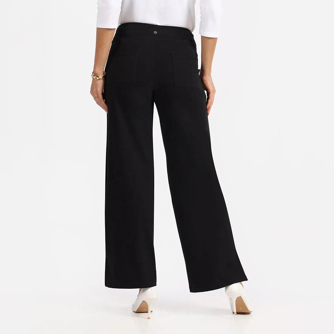 AM:PM Cotton Wide Legged Pants - Lite Tall