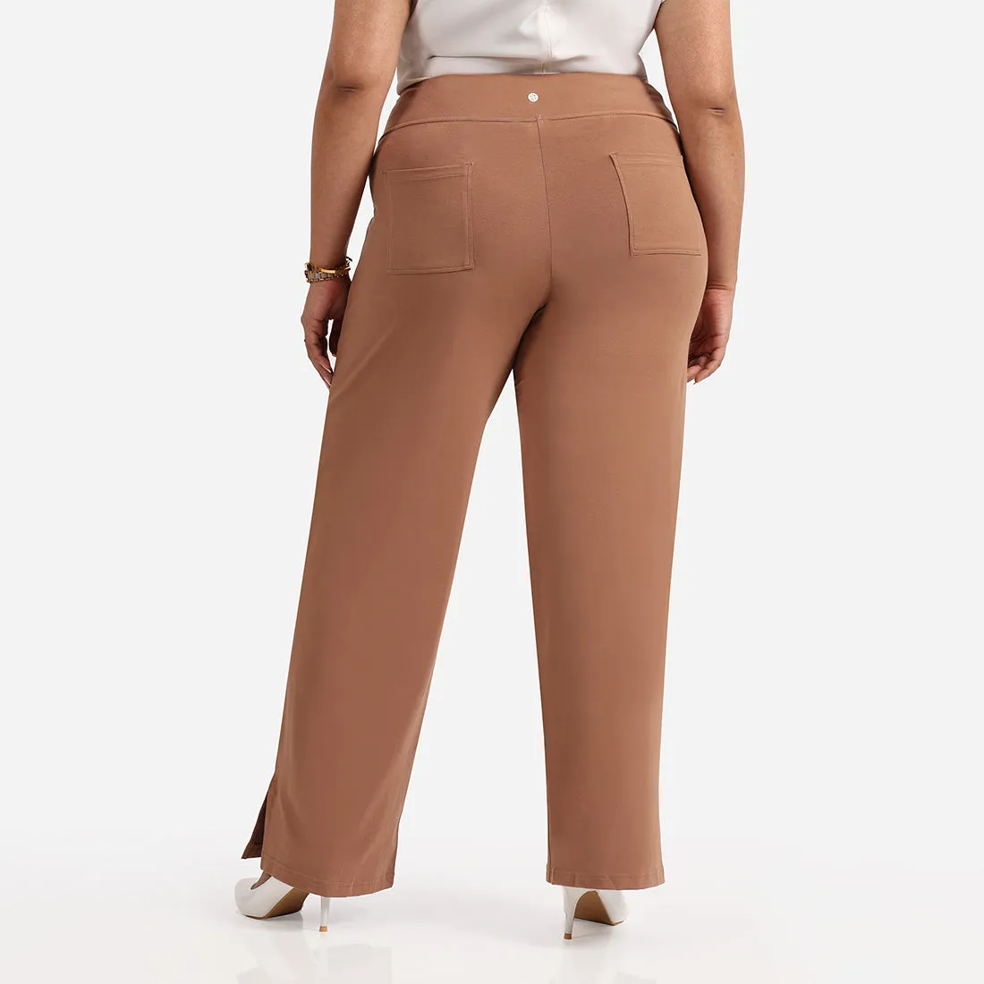 AM:PM Cotton Wide Legged Pants - Lite Tall