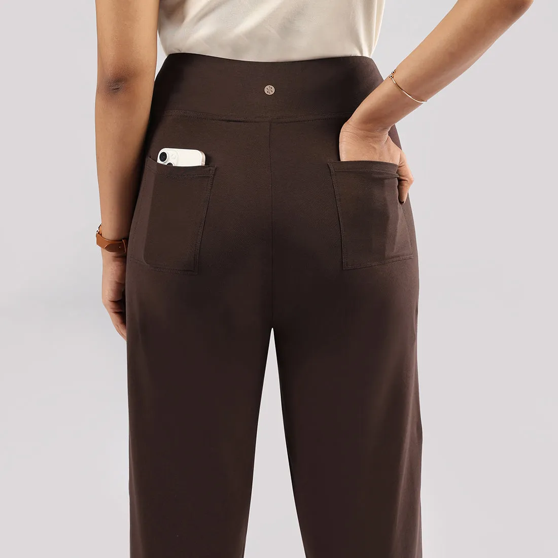 AM:PM Cotton Wide Legged Pants - Lite Tall