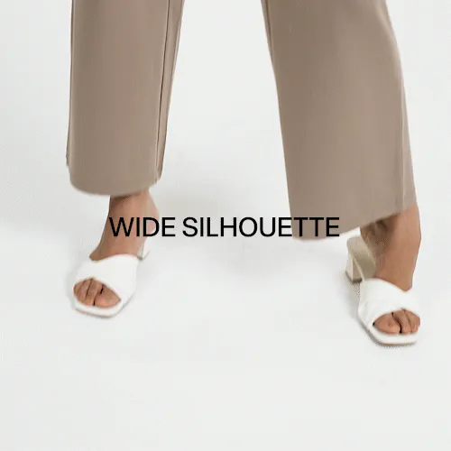 AM:PM Cotton Wide Legged Pants - Lite Tall