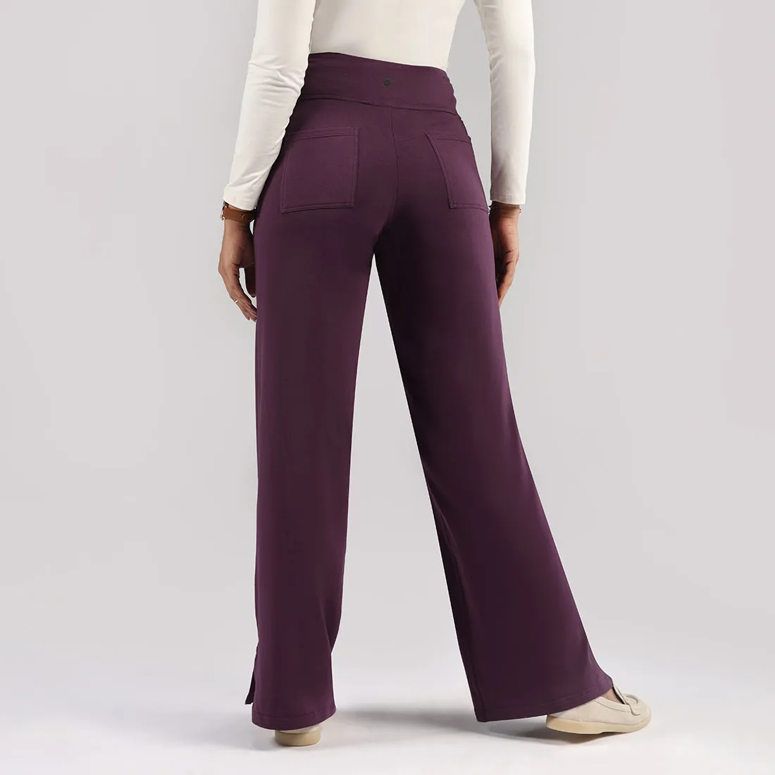 AM:PM Cotton Wide Legged Pants - Lite Tall