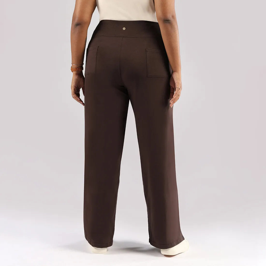 AM:PM Cotton Wide Legged Pants - Lite Tall