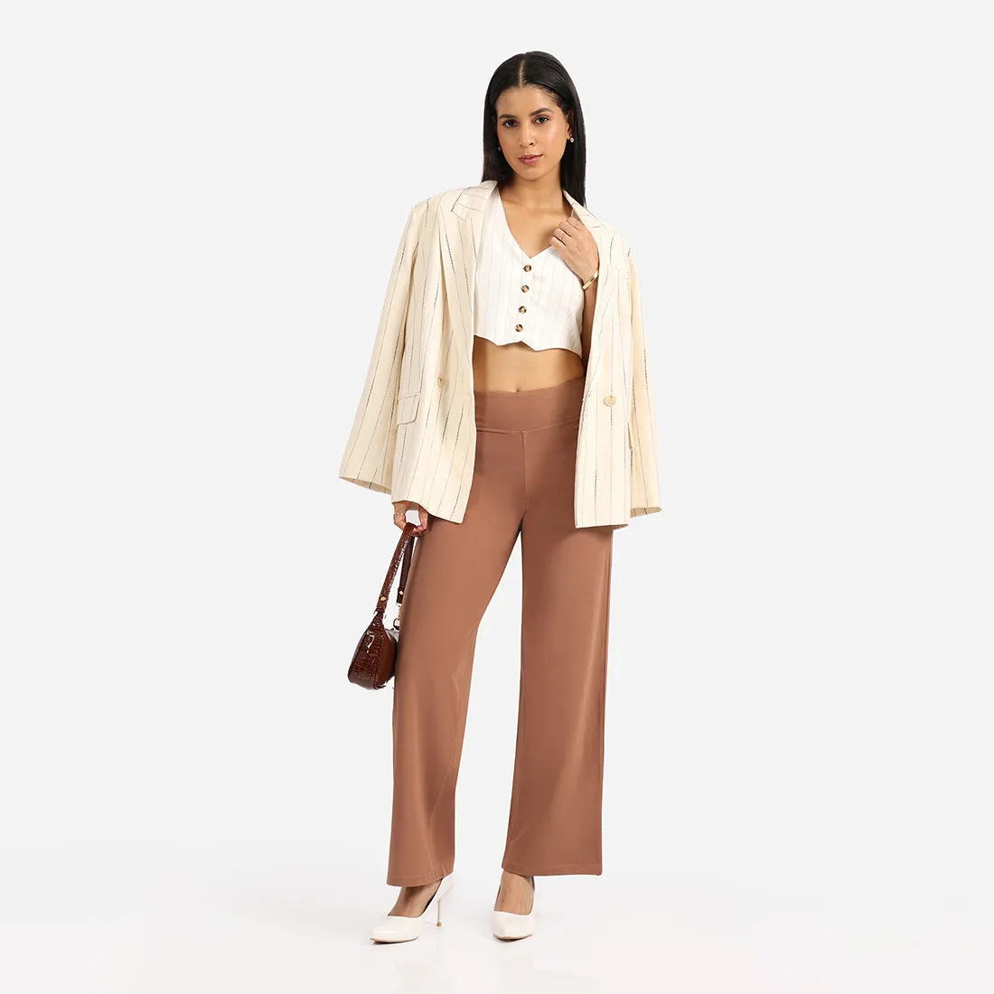 AM:PM Cotton Wide Legged Pants - Lite Tall