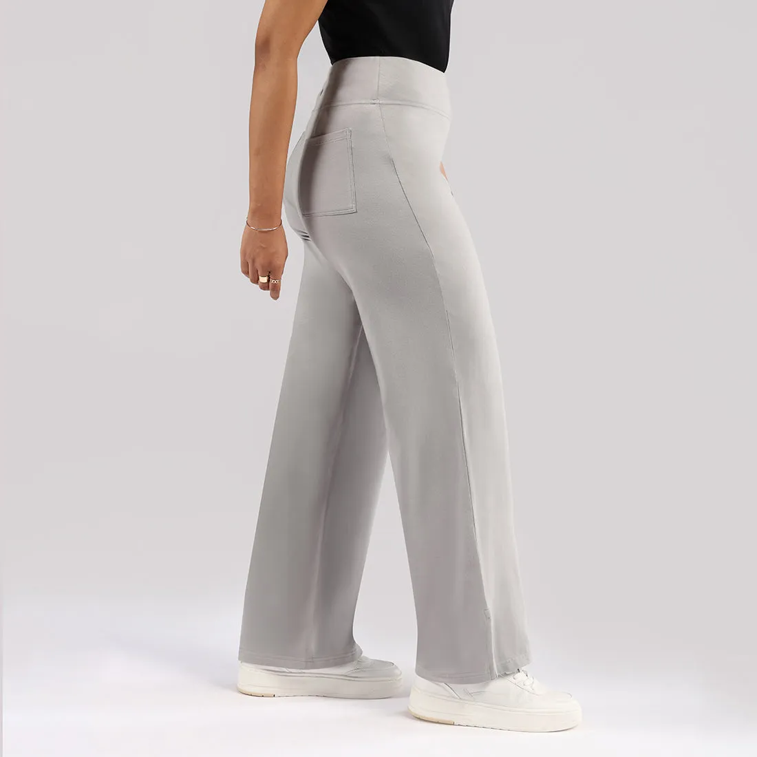 AM:PM Cotton Wide Legged Pants - Lite Tall