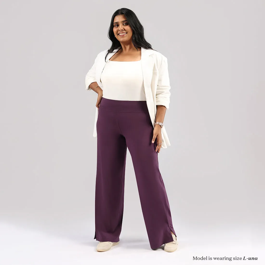 AM:PM Cotton Wide Legged Pants - Lite Tall