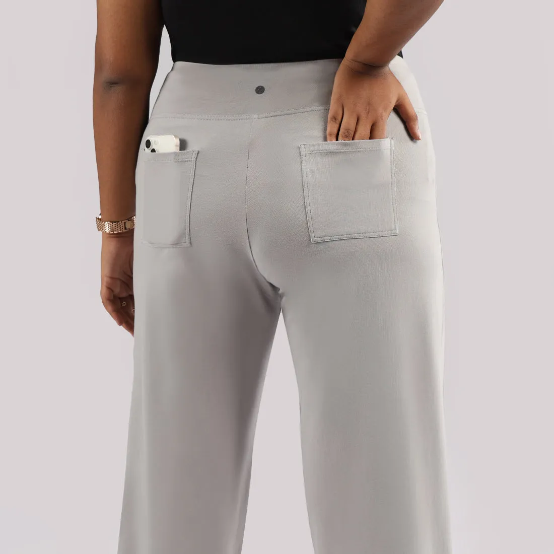 AM:PM Cotton Wide Legged Pants - Lite Tall