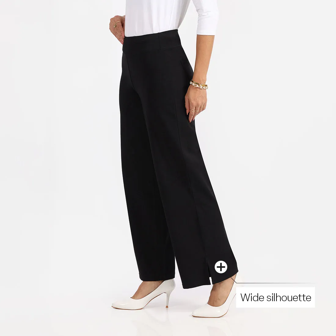 AM:PM Cotton Wide Legged Pants - Lite Tall