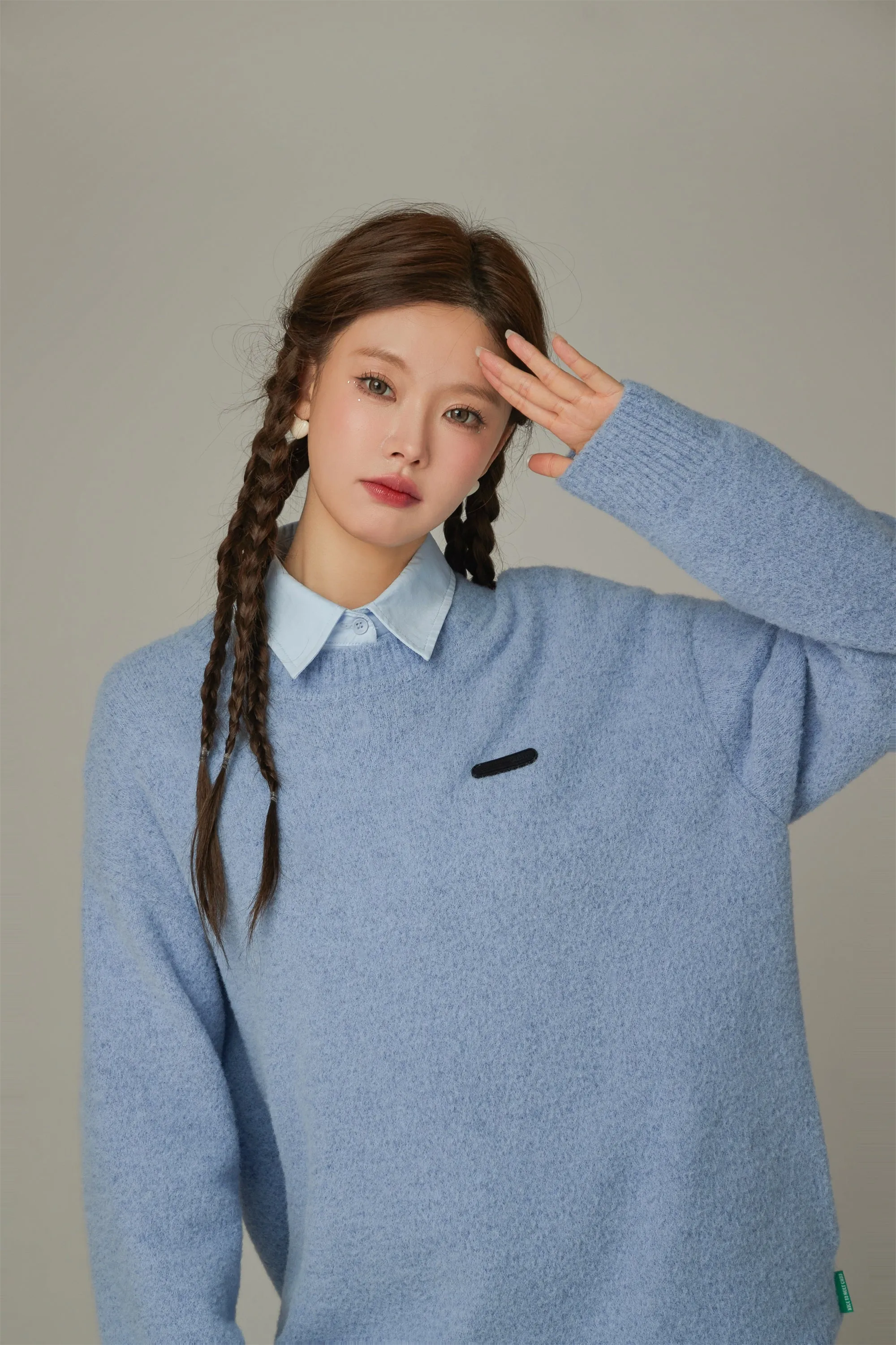 Basic Loose Fit Knit Sweater