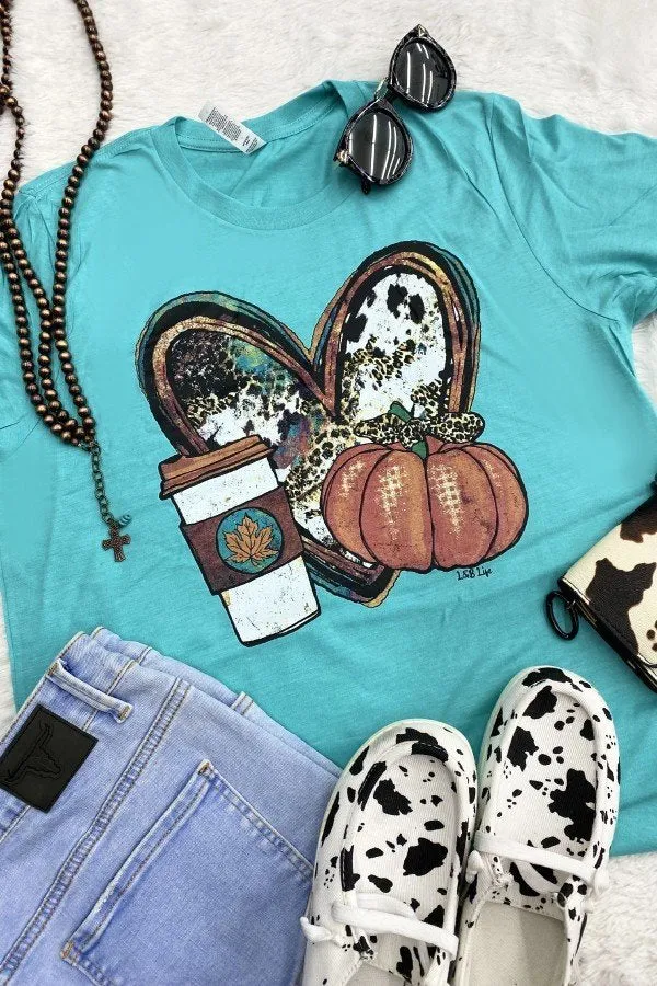 BC PUMPKIN HEART - TURQUOISE (PRE-ORDER 10/07/2022)