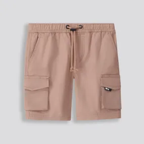 Boys Cargo Shorts _ 153129 _ Biscuit