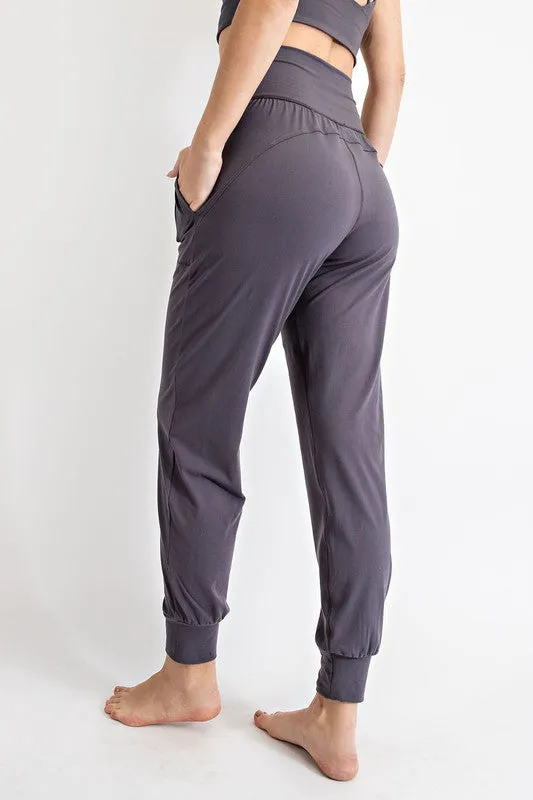 Butter Soft Joggers with Pockets - Charcoal