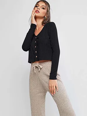 Buttoned cardigan