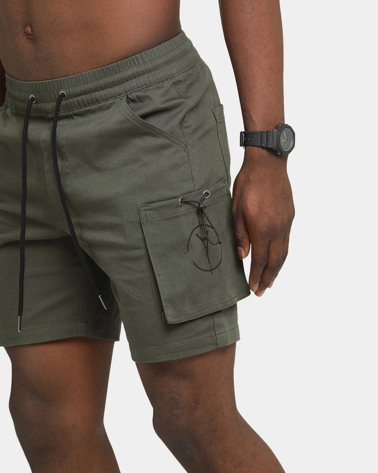 Carré Reload Cargo Shorts Army Green