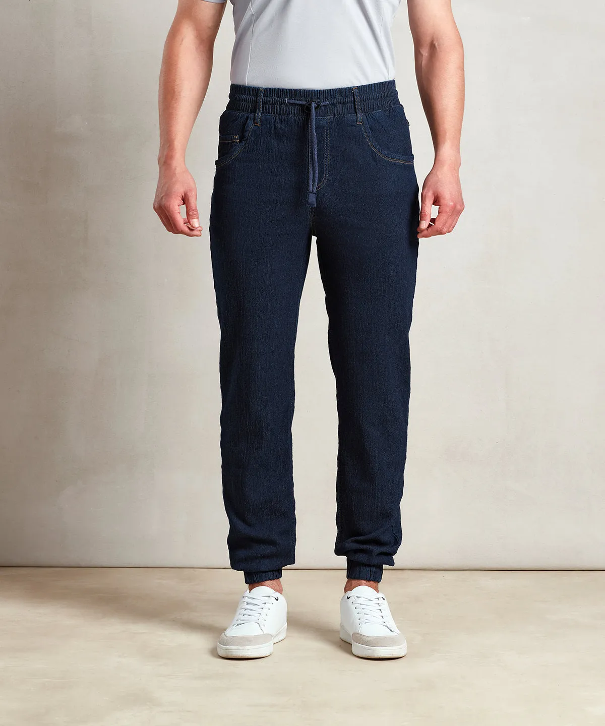 Chefs artisan jogger bottoms | Black Denim