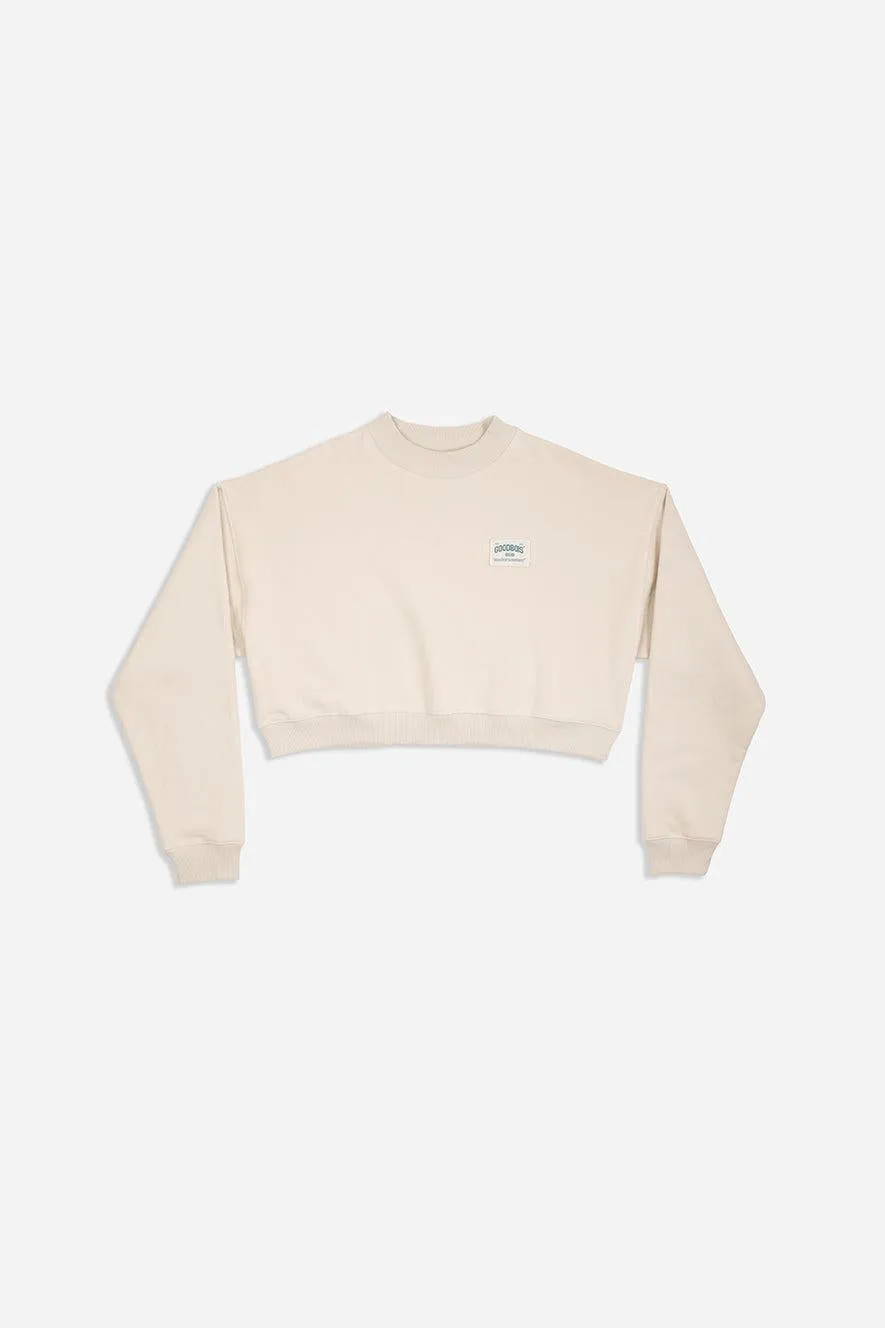 CLAIM CROP CREWNECK BGE