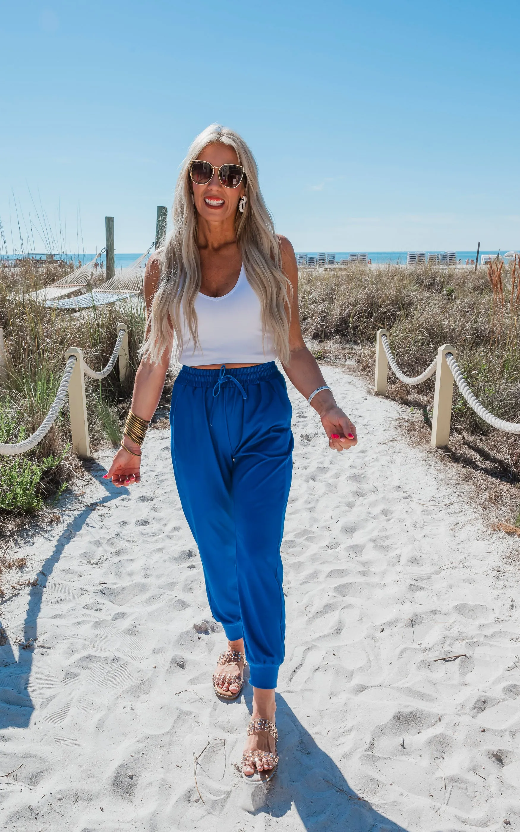 Cobalt Blue Everyday Joggers by Salty Wave*