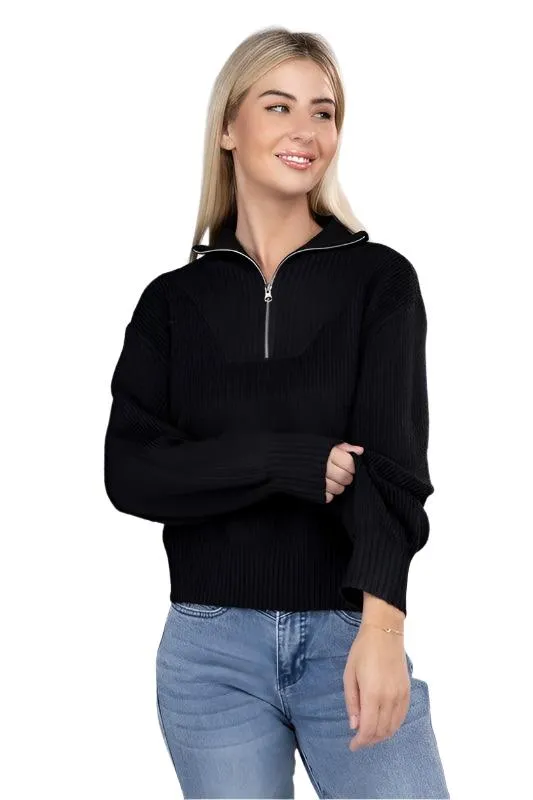 Easy-Wear Half-Zip Pullover