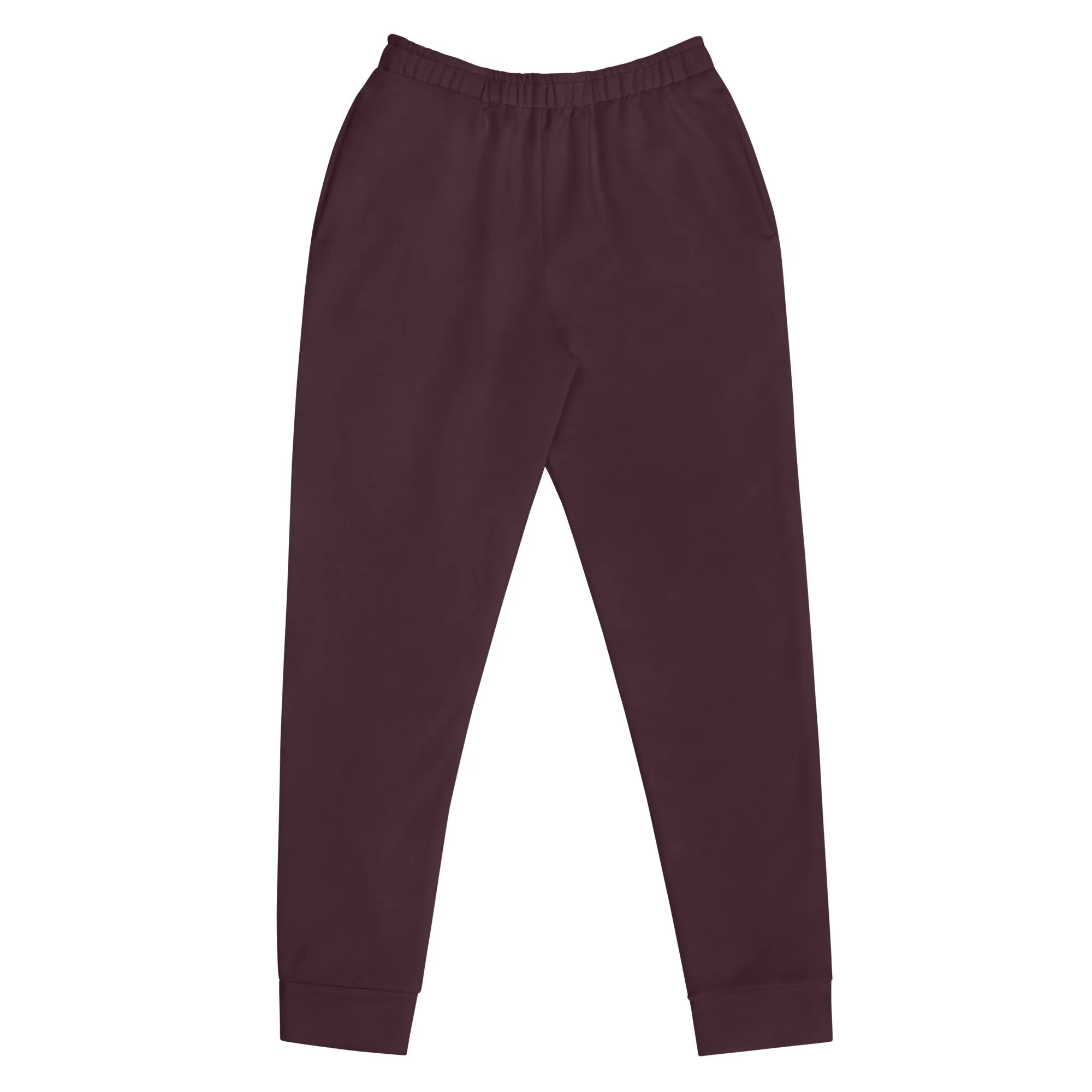 ELEVATED ESSENTIALS, GS LOGO FLEECE JOGGERS CABERNET