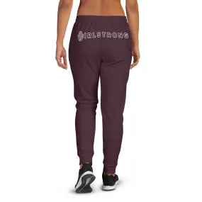 ELEVATED ESSENTIALS, GS LOGO FLEECE JOGGERS CABERNET