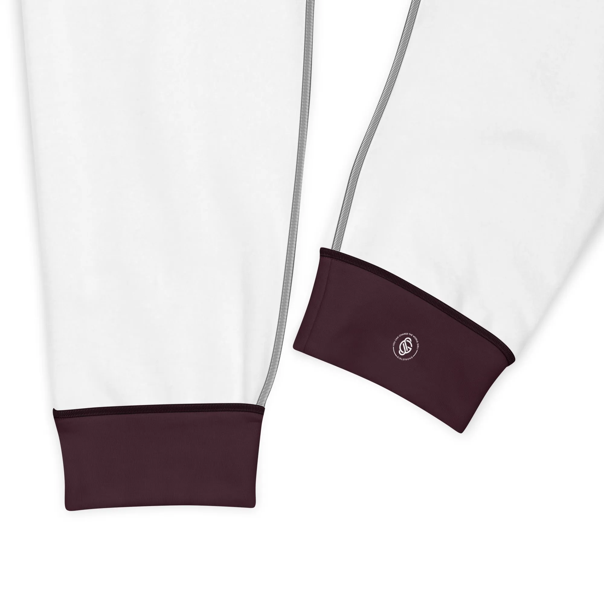 ELEVATED ESSENTIALS, GS LOGO FLEECE JOGGERS CABERNET