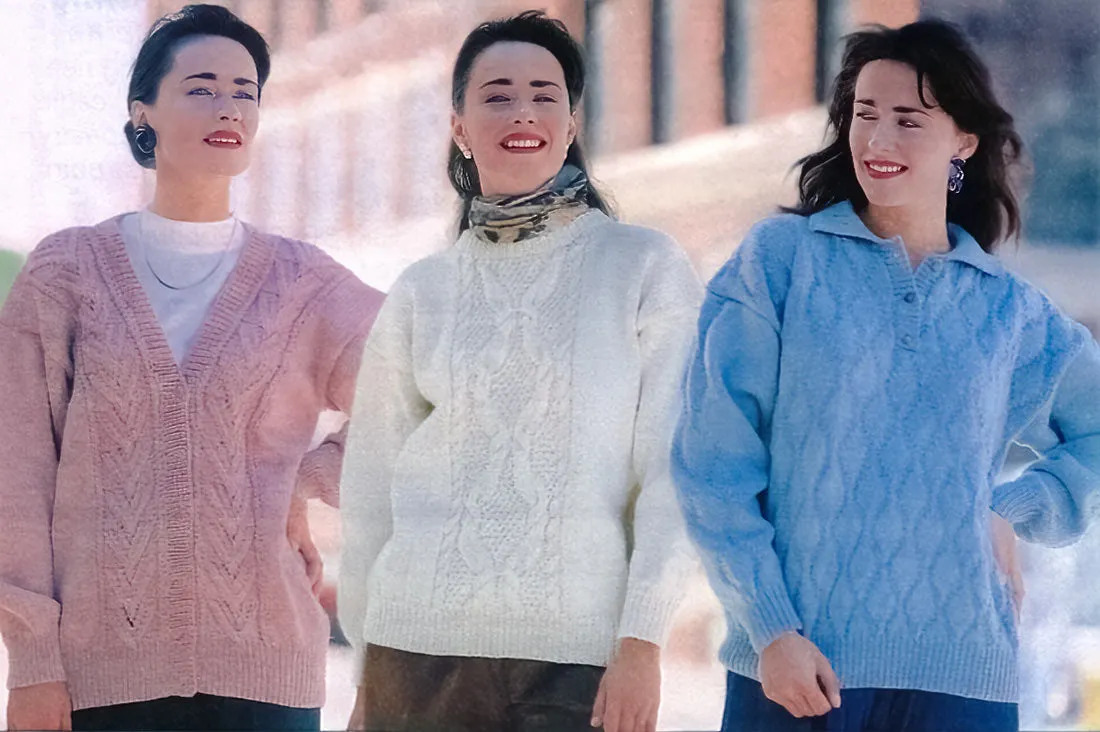 Fashionable Long Sleeved Sweaters Pattern