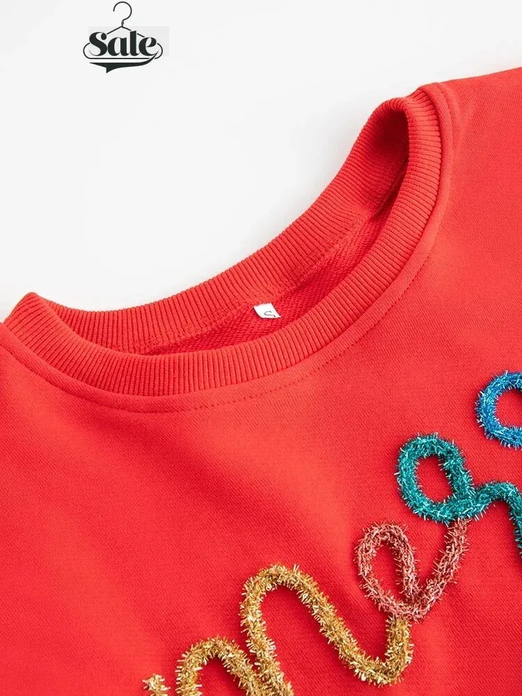 Festive Cotton Charm Holiday Pullover Sweater