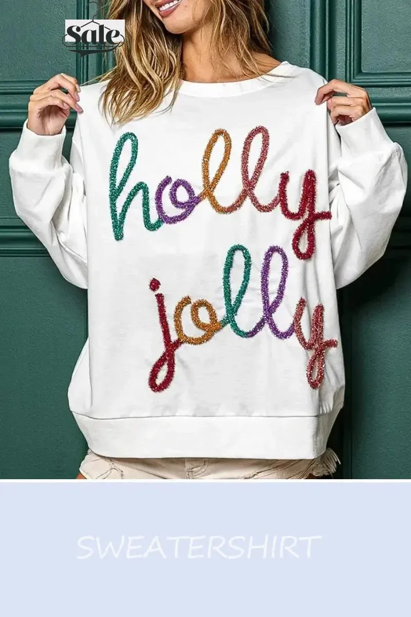 Festive Cotton Charm Holiday Pullover Sweater