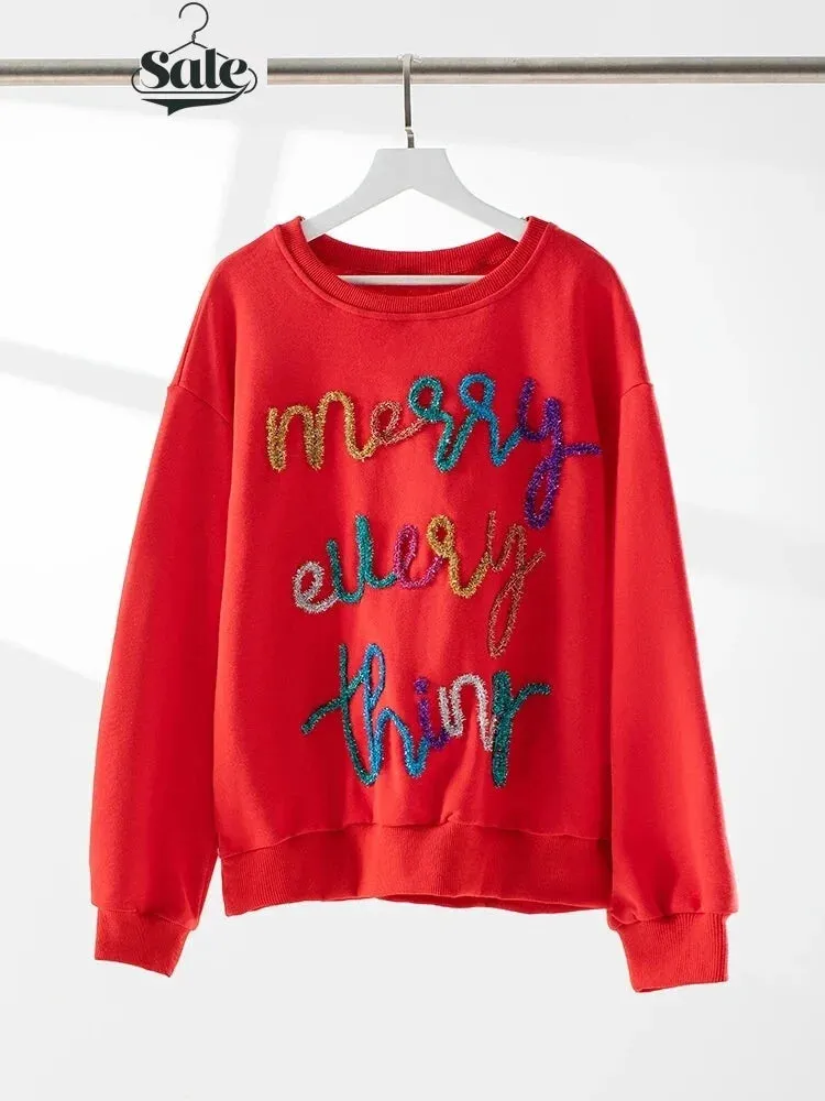 Festive Cotton Charm Holiday Pullover Sweater