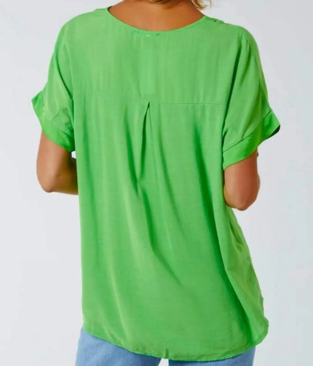 Green Lucia Blouse