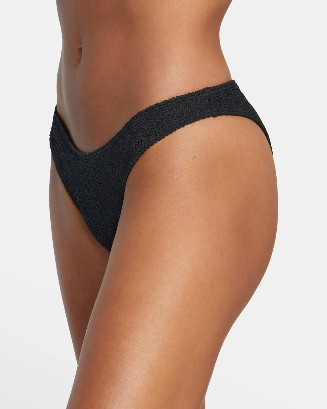 Grooves French Bikini Bottoms - Black