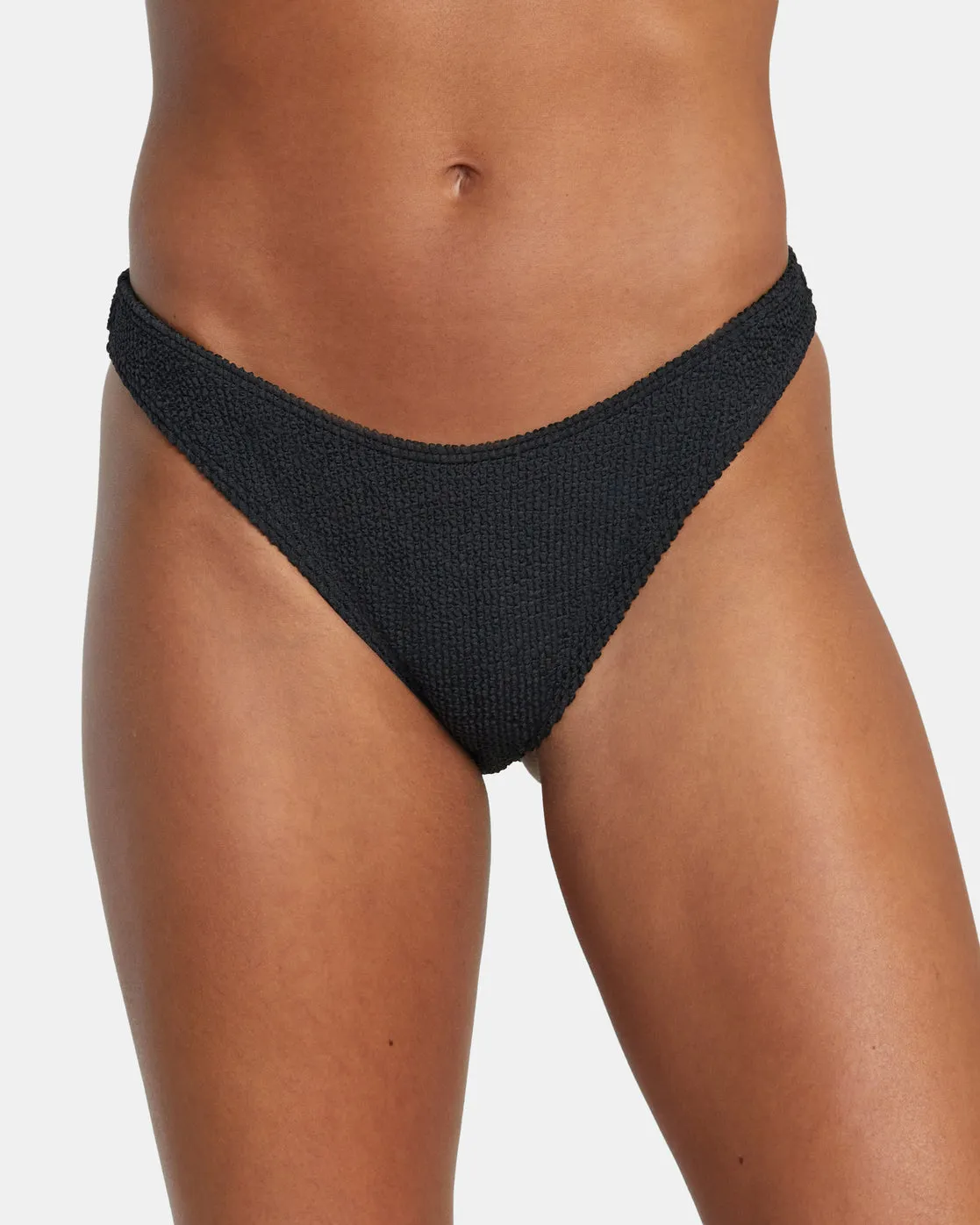 Grooves French Bikini Bottoms - Black