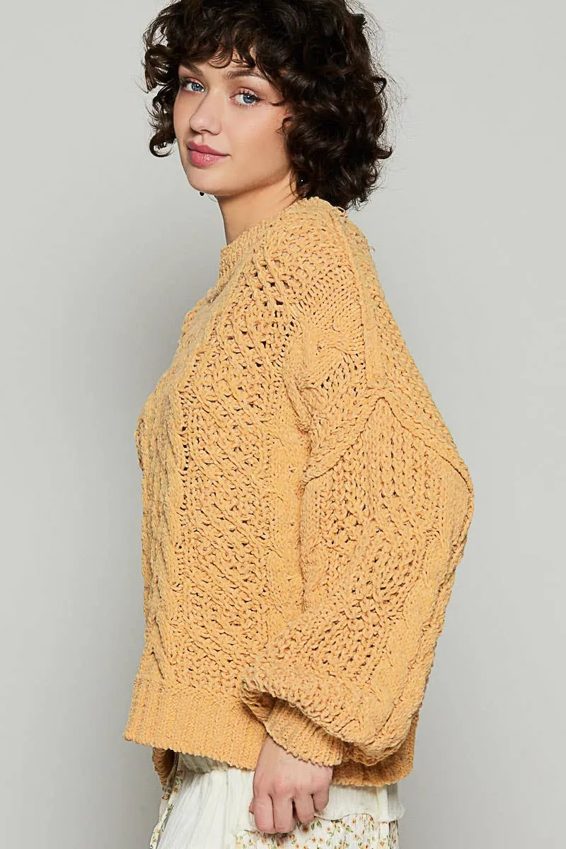 Honey Chenille Pullover