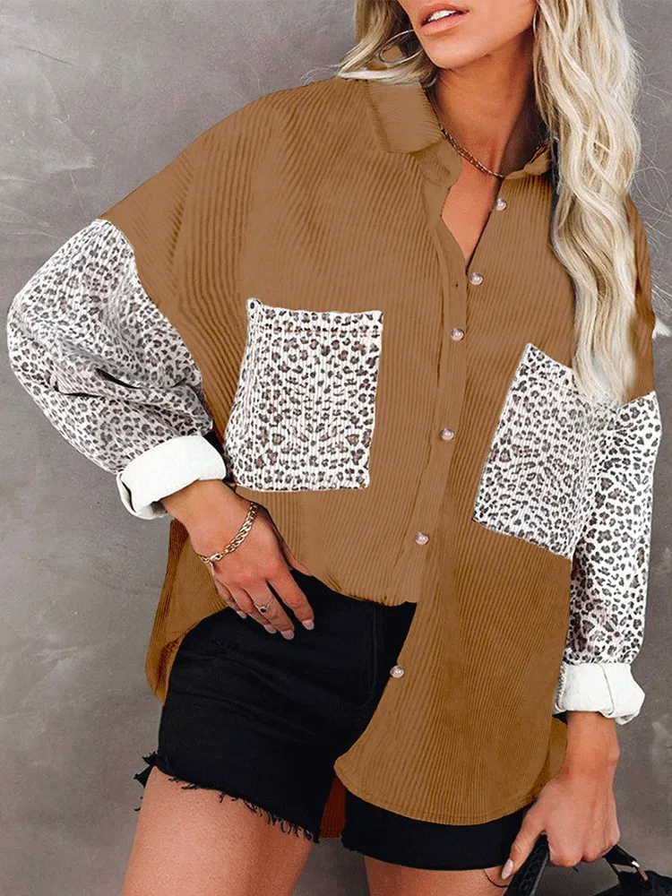 Leopard Charming Knit Sweaters