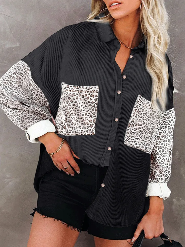 Leopard Charming Knit Sweaters