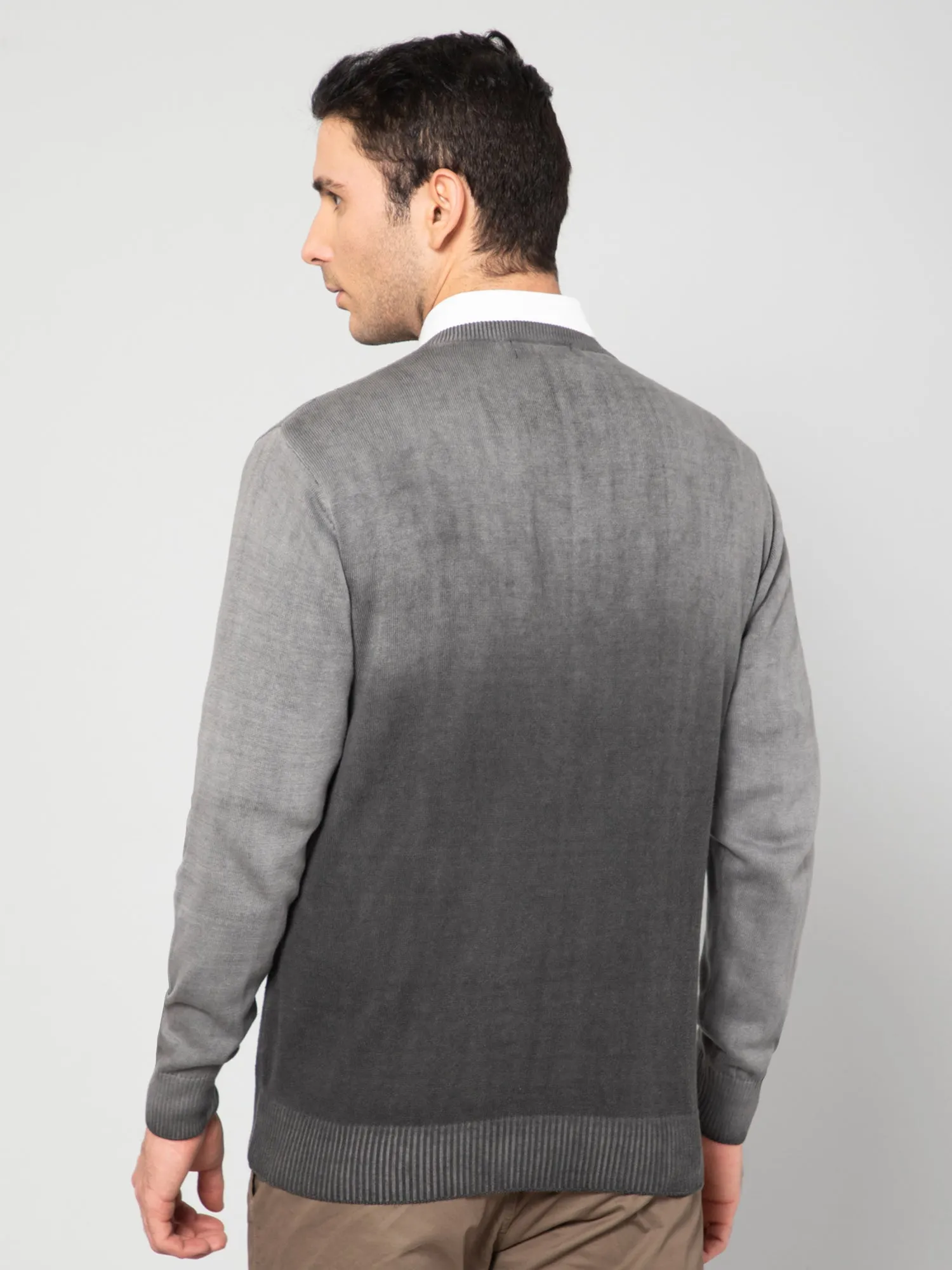 Men Grey Sweater