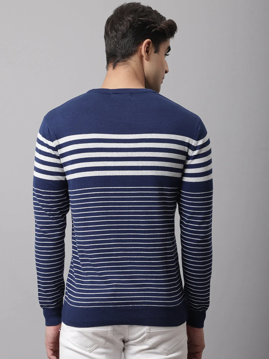 Men Ink Blue Sweater