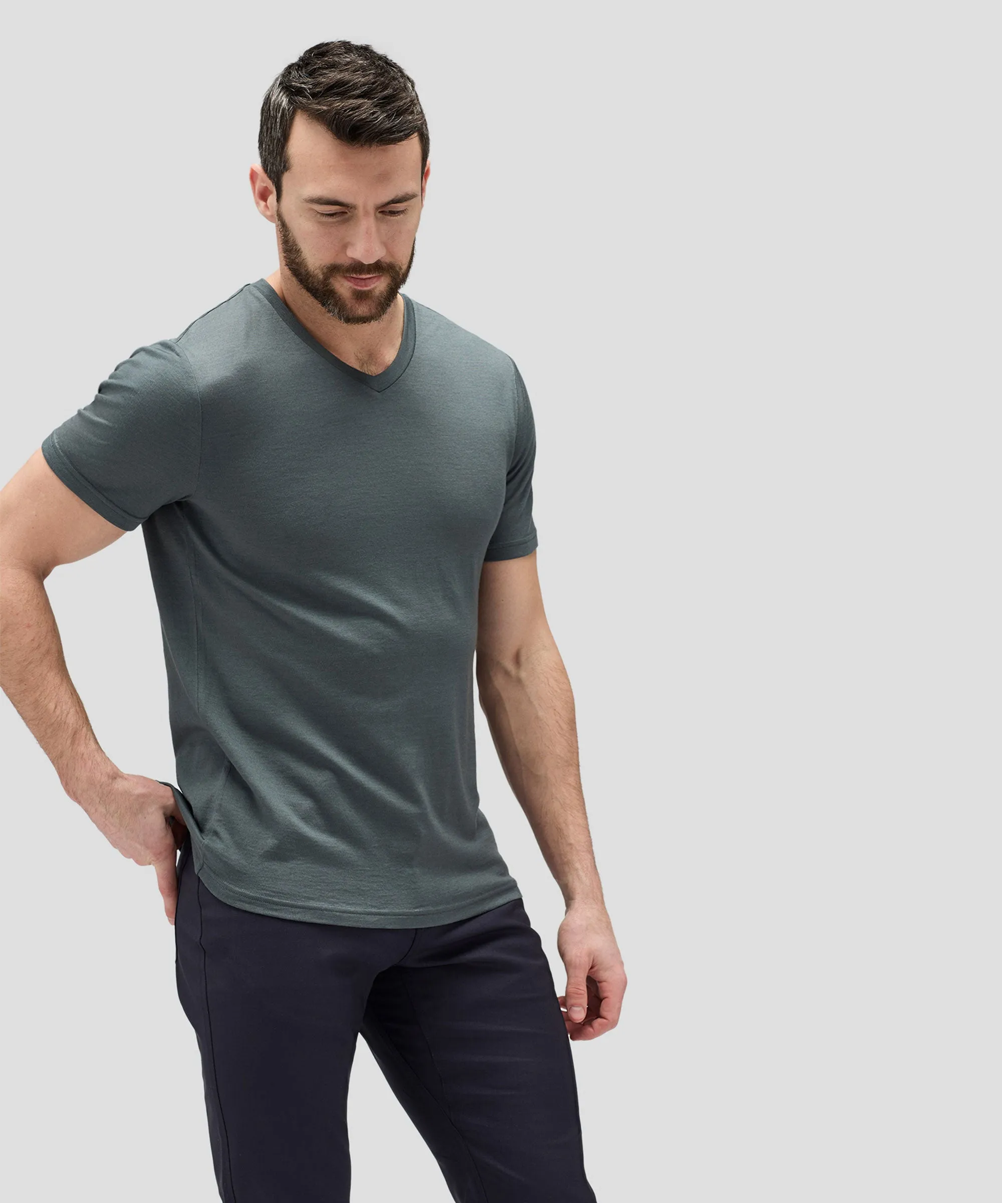 Men's Merino V-Neck T-Shirt