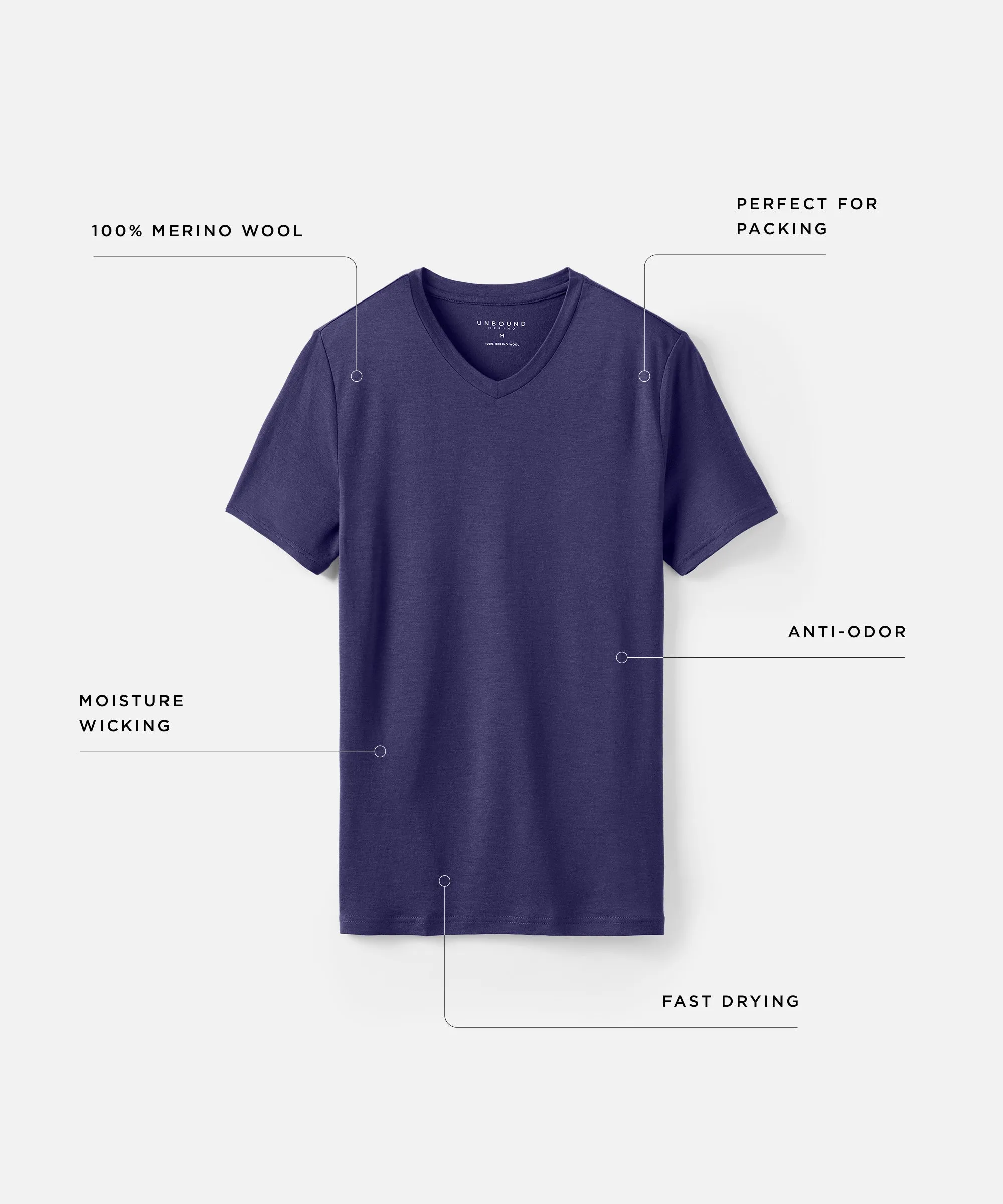 Men's Merino V-Neck T-Shirt