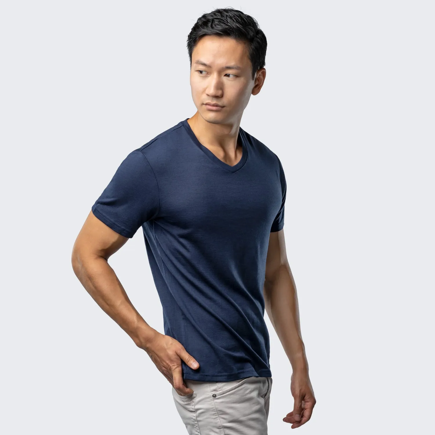 Men's Merino V-Neck T-Shirt